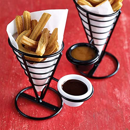 Chabrias Pack of 24 Fluted Melamine Ramekins Condiment Pots, Sauce Ramekins, Dip Bowls, Tough Plastic Sauce Pots, Made in England - Premium Kitchen from Chabrias Ltd - Just £14.99! Shop now at Chabrias Ltd