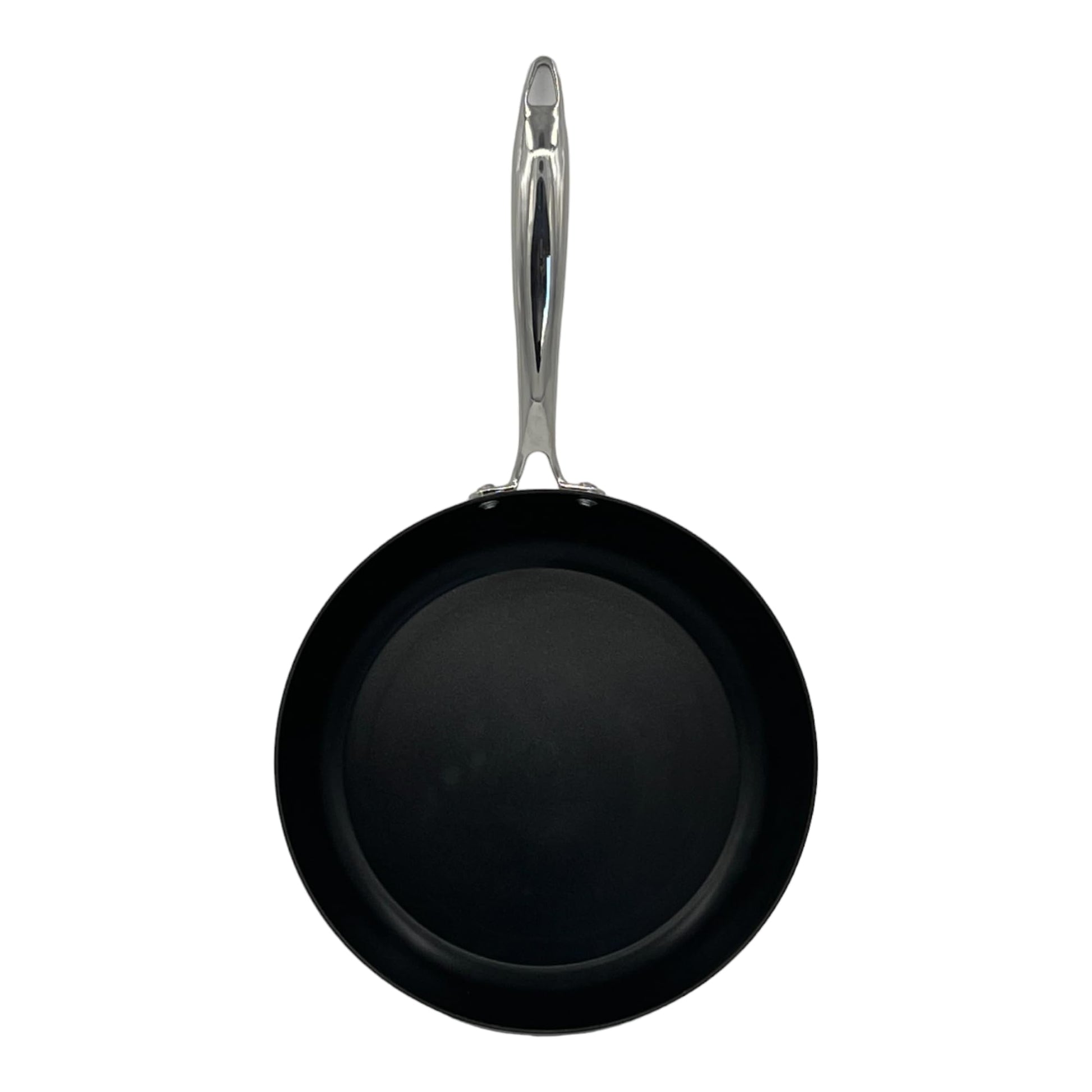 Chabrias Aluminium Stainless Steel Chef Pan 10"/26cm Frying Pan Non Stick Cooking Pan Tri-Ply Compatible with All Heat Sources Inc Induction PFOA-Free British Made (Non Stick) - Premium Kitchen from Chabrias Ltd - Just £38.59! Shop now at Chabrias Ltd