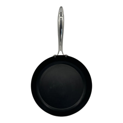 Chabrias Aluminium Stainless Steel Chef Pan 10"/26cm Frying Pan Non Stick Cooking Pan Tri-Ply Compatible with All Heat Sources Inc Induction PFOA-Free British Made (Non Stick) - Premium Kitchen from Chabrias Ltd - Just £38.59! Shop now at Chabrias Ltd