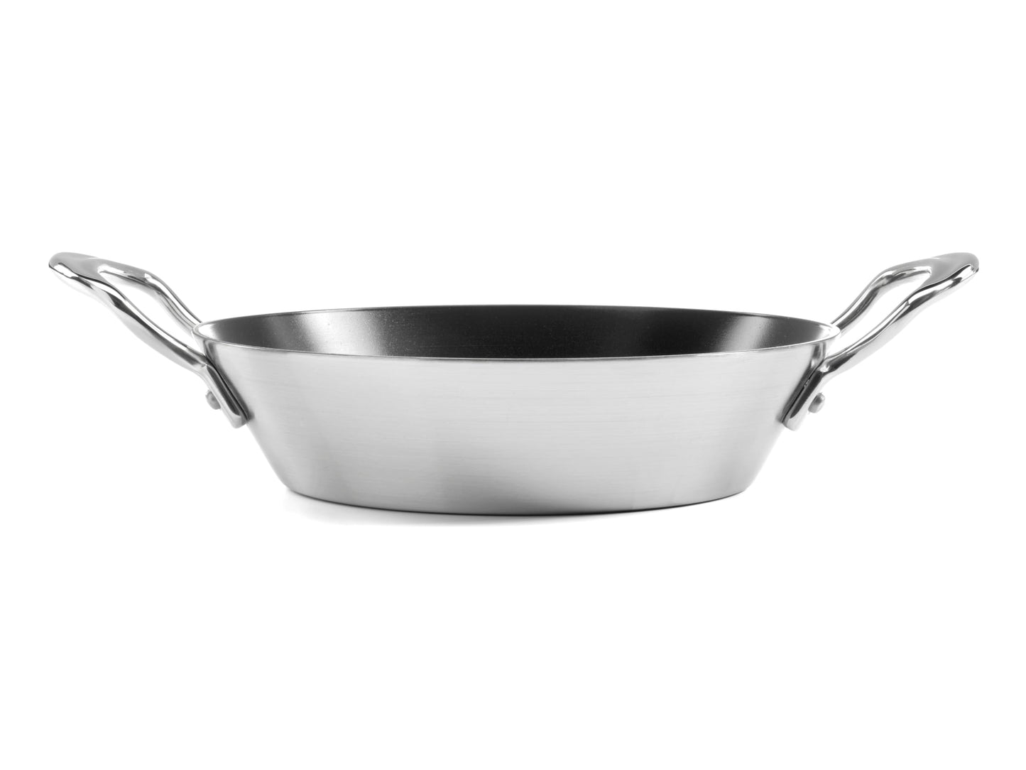 Classic 28cm Non-Stick Stainless Steel Triply Paella Pan Made in England - Premium Kitchen from Chabrias Ltd - Just £119.99! Shop now at Chabrias Ltd