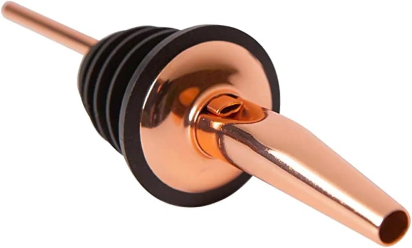 Free Flow Speed Pourer, Copper (x12) - Premium Pourer from Chabrias Ltd - Just £9.49! Shop now at Chabrias Ltd