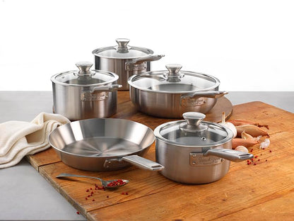 Samuel Groves Stainless Steel Cookware, PFAS-Free, Induction Compatible, Oven Safe, Dishwasher Safe, UK Made - Premium Kitchen from Samuel Groves - Just £68.99! Shop now at Chabrias Ltd