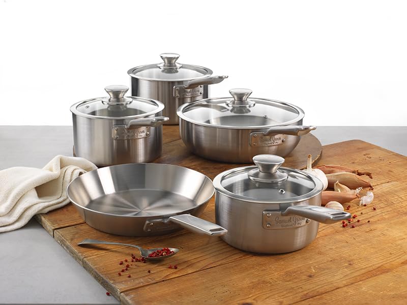 Samuel Groves Stainless Steel Cookware, PFAS-Free, Induction Compatible, Oven Safe, Dishwasher Safe, UK Made - Premium Kitchen from Samuel Groves - Just £68.99! Shop now at Chabrias Ltd