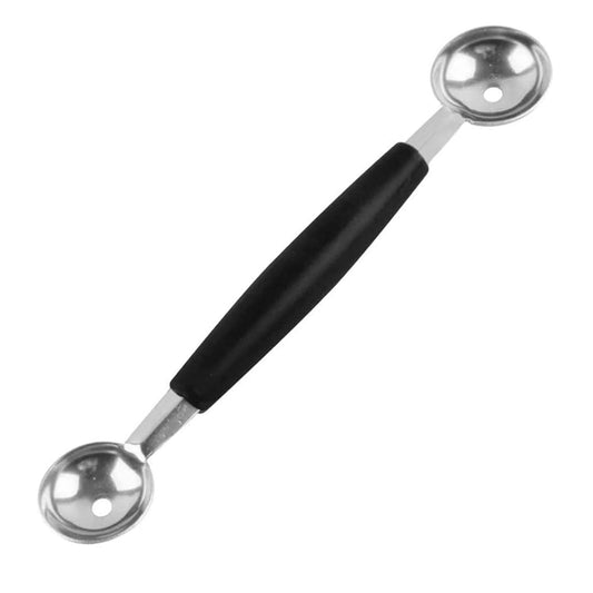 22/25mm Double Sided Melon Baller, Stainless Steel Scoop for Round Melon Balls, Fruit, Ice Cream, and More - Premium Kitchen from Chabrias Ltd - Just £4.74! Shop now at Chabrias Ltd