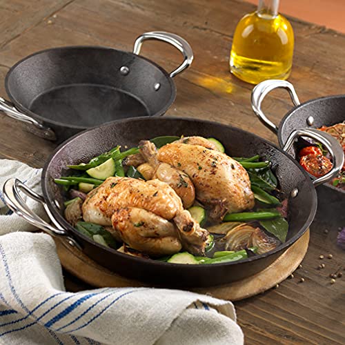 Samuel Groves Britannia Recycled Cast Iron Frying Pan Skillet Cookware Range Made in England - Premium Kitchen from Chabrias Ltd - Just £71.75! Shop now at Chabrias Ltd