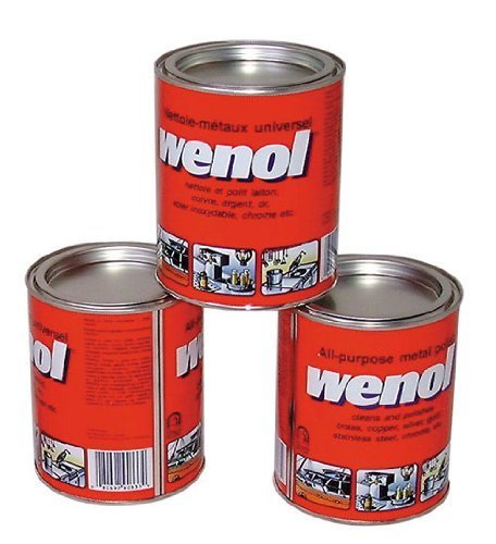 6 x GLANOL Wenol metal polish, 6 x 1000ml tin. - Premium Home from Chabrias Ltd - Just £109.99! Shop now at Chabrias Ltd