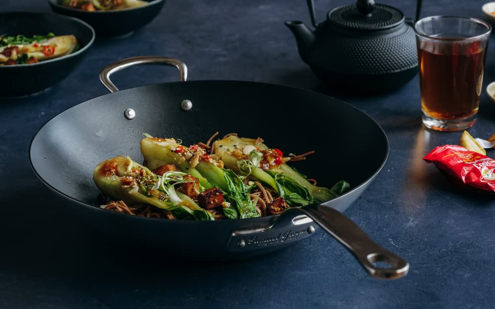 Samuel Groves Classic 40cm NonStick Stainless Steel Triply Wok - Premium Kitchen from Samuel Groves - Just £218.50! Shop now at Chabrias Ltd
