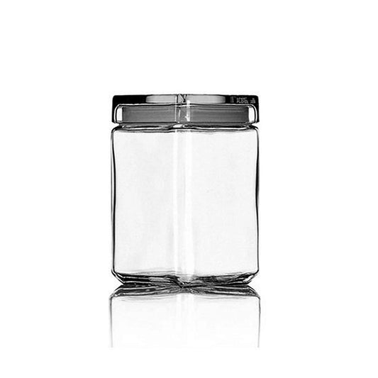 Anchor Hocking Stackable Storage Jar 1.5L Annealed Glass - Premium Home from Anchor Hocking - Just £12.34! Shop now at Chabrias Ltd