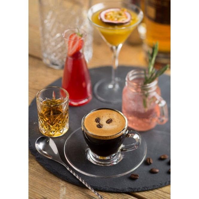 Chabrias Ltd Borgonovo Italy Tazzina Caffe Conic 80ml Coffee Espresso Cup Box of 6 Saucer Available - Premium Kitchen from Chabrias Ltd - Just £5.99! Shop now at Chabrias Ltd