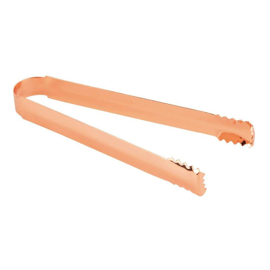 Chabrias Copper Plated Stainless Steel Ice Tong - 16cm Length - Premium Kitchen from Chabrias Ltd - Just £7.59! Shop now at Chabrias Ltd