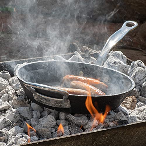 Samuel Groves Britannia Recycled Cast Iron Frying Pan Skillet Cookware Range Made in England - Premium Kitchen from Chabrias Ltd - Just £71.75! Shop now at Chabrias Ltd