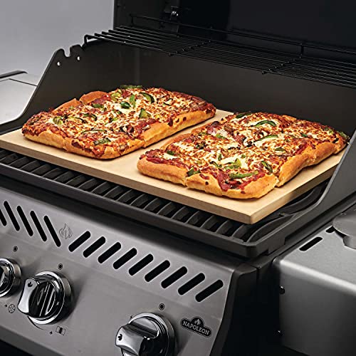 Rectangular Round Pizza Naan Bread Oven BBQ Grill Baking Stone - Premium Kitchen from Chabrias Ltd - Just £17.99! Shop now at Chabrias Ltd