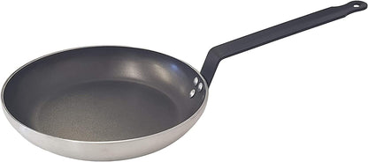 Chabrias Professional Heavy Duty Non Stick Frying Pan 4mm Aluminium - Black/Silver Made in England - Premium Kitchen from Chabrias Ltd - Just £19.94! Shop now at Chabrias Ltd