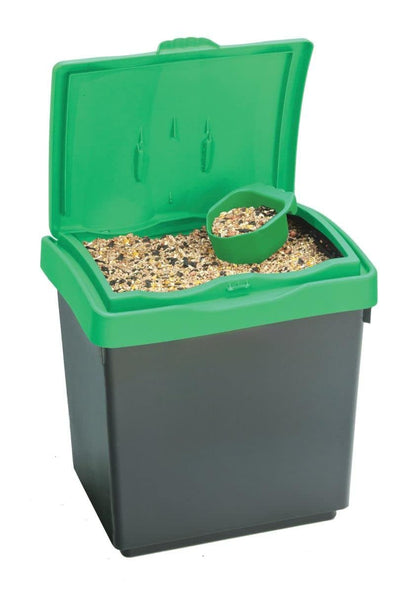 Chabrias Ltd Dry Storage Bin Plastic Box Container with Scoop & Lid Store Pet Food & Bird Seed - Premium Home from Chabrias Ltd - Just £16.62! Shop now at Chabrias Ltd