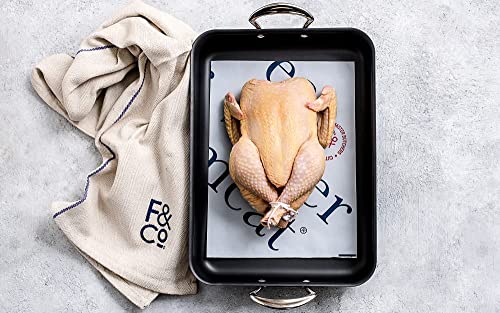 Mermaid Bakeware Hard Anodised Roasting Dish Tray with Classic Handles Made in England - Premium Kitchen from Samuel Groves - Just £106.88! Shop now at Chabrias Ltd