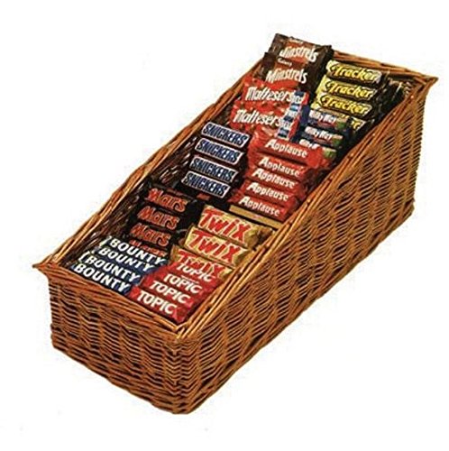 Wicker Food Display Basket - Sloped by Chabrias Ltd - Premium Furniture from Chabrias Ltd - Just £26.59! Shop now at Chabrias Ltd