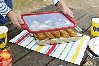 Anchor Hocking Glass Baking Dish with TrueFit Lid - Premium Home from Chabrias Ltd - Just £29.99! Shop now at Chabrias Ltd