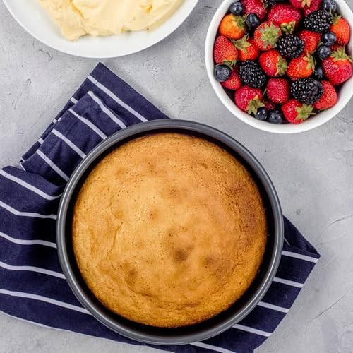 2 x Non-Stick Deep Round Pie Tin (4.5 inch) - Premium Kitchen from Samuel Groves - Just £9.49! Shop now at Chabrias Ltd