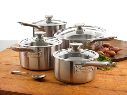 Samuel Groves Stainless Steel Cookware, PFAS-Free, Induction Compatible, Oven Safe, Dishwasher Safe, UK Made - Premium Kitchen from Samuel Groves - Just £68.99! Shop now at Chabrias Ltd