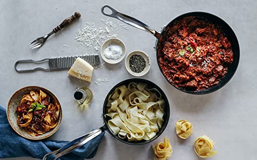 Samuel Groves Stainless Steel Tri Ply Non Stick Chef's Pan Frying Pan Suitable for All Hobs - Made in England - Premium Kitchen from Samuel Groves - Just £159.99! Shop now at Chabrias Ltd