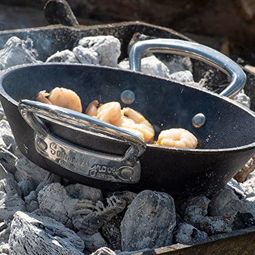 Samuel Groves Britannia Recycled Cast Iron Frying Pan Skillet Cookware Range Made in England - Premium Kitchen from Chabrias Ltd - Just £71.75! Shop now at Chabrias Ltd