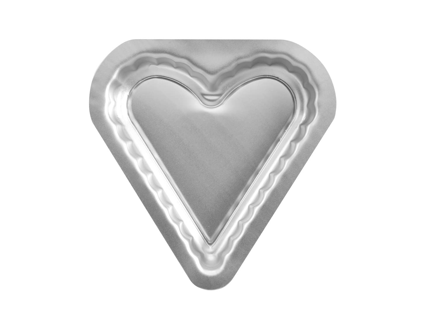 Samuel Groves 20cm Mermaid Silver Anodised Love Heart Shaped Cake Flan Tin, Heart Cake Tin, Heart Mould, Heart Shape Cake Tin, Valentine Cake Heart Tin, Cake Tin 20cm, UK Made - Premium Kitchen from Samuel Groves - Just £22.80! Shop now at Chabrias Ltd