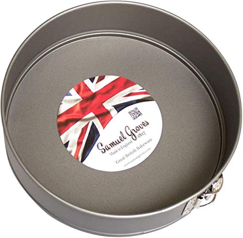 Samuel Groves Springform Set Sponge Cake Cheesecake Tin Non Stick Round Loose Base PFOA Free Made in England (7.5" & 9" Set) - Premium Home from Chabrias Ltd - Just £12.99! Shop now at Chabrias Ltd