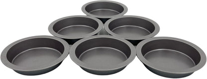 6 x Non-Stick Mini Pie Tins (4”) - Premium Kitchen from Samuel Groves - Just £8.99! Shop now at Chabrias Ltd