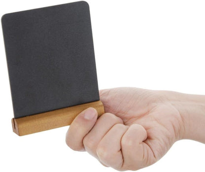 Mini Elegant Tableboard 10.5 x 8cm - Easy Wipe, Durable, Commercial Kitchen Restaurant Café Tabletop Menu Display Sign Chalkboard (Pack of 10 Boxed) - Perfect for Buffet Display - Premium Office Product from Chabrias Ltd - Just £9.49! Shop now at Chabrias Ltd