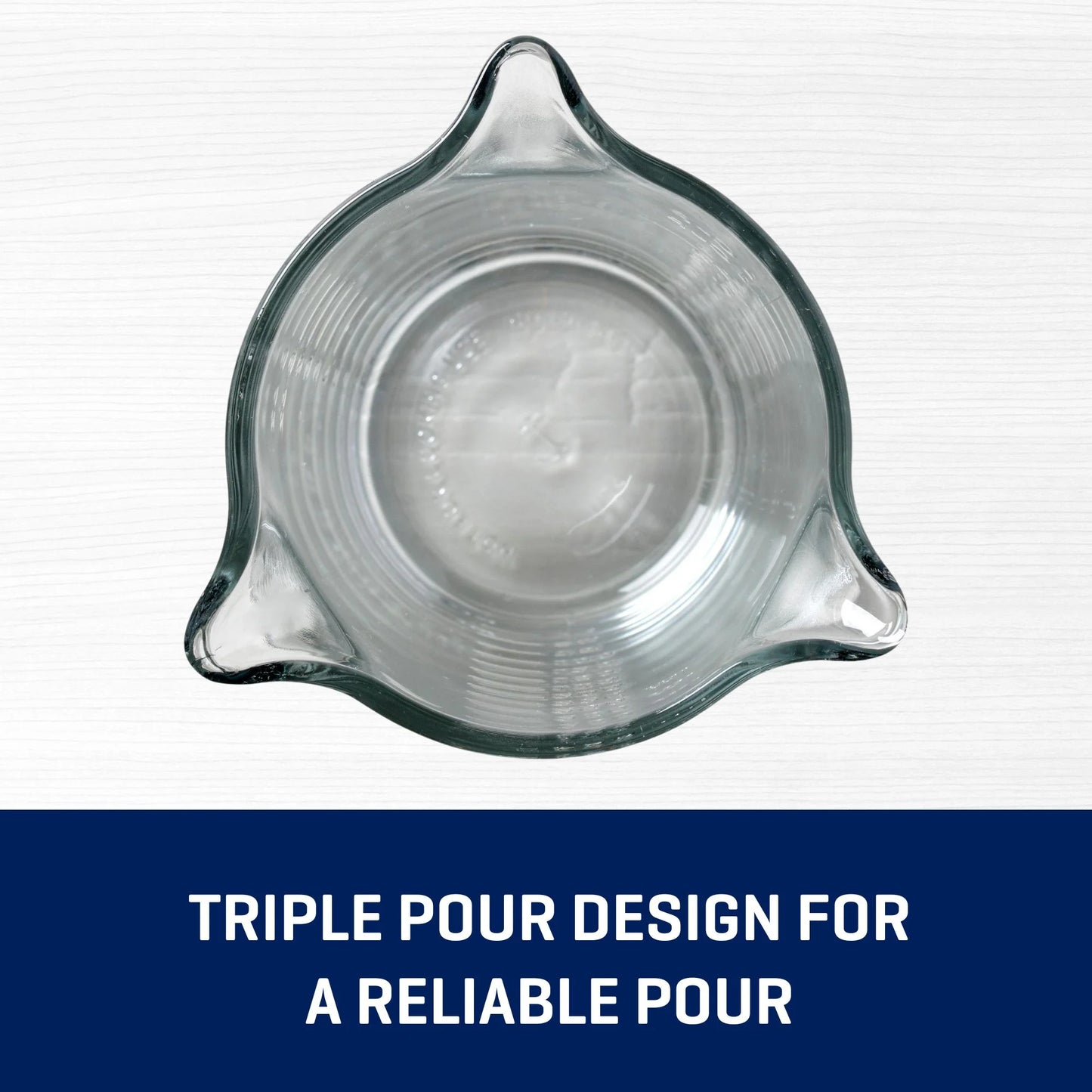 Tri-Pour Measuring Cup, 250ml - Premium Glassware from Chabrias Ltd - Just £11.99! Shop now at Chabrias Ltd