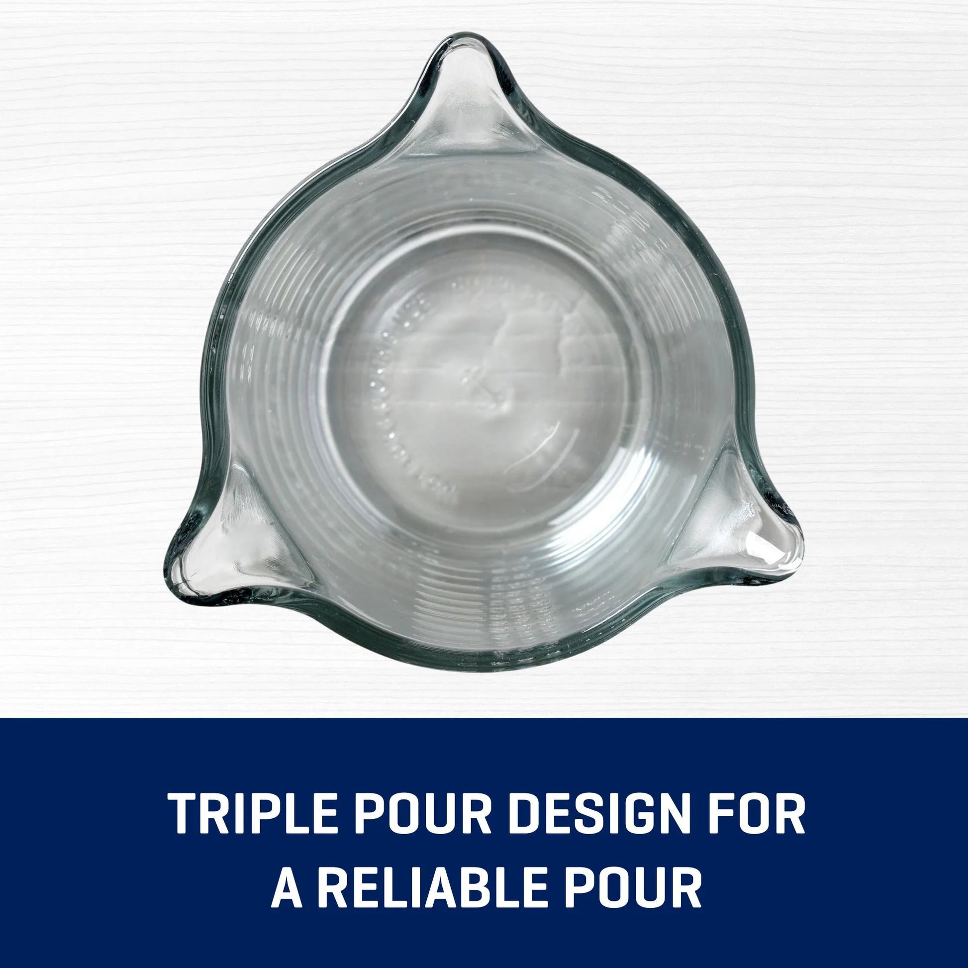 Tri-Pour Measuring Cup, 250ml - Premium Glassware from Chabrias Ltd - Just £11.99! Shop now at Chabrias Ltd