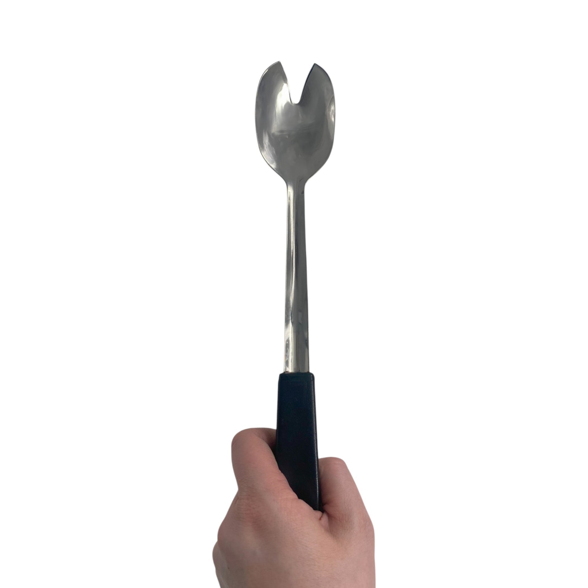 Le Buffet Salad Fork – Stainless Steel with Heat-Resistant Handle (Black) - Premium Kitchen from Chabrias Ltd - Just £7.99! Shop now at Chabrias Ltd