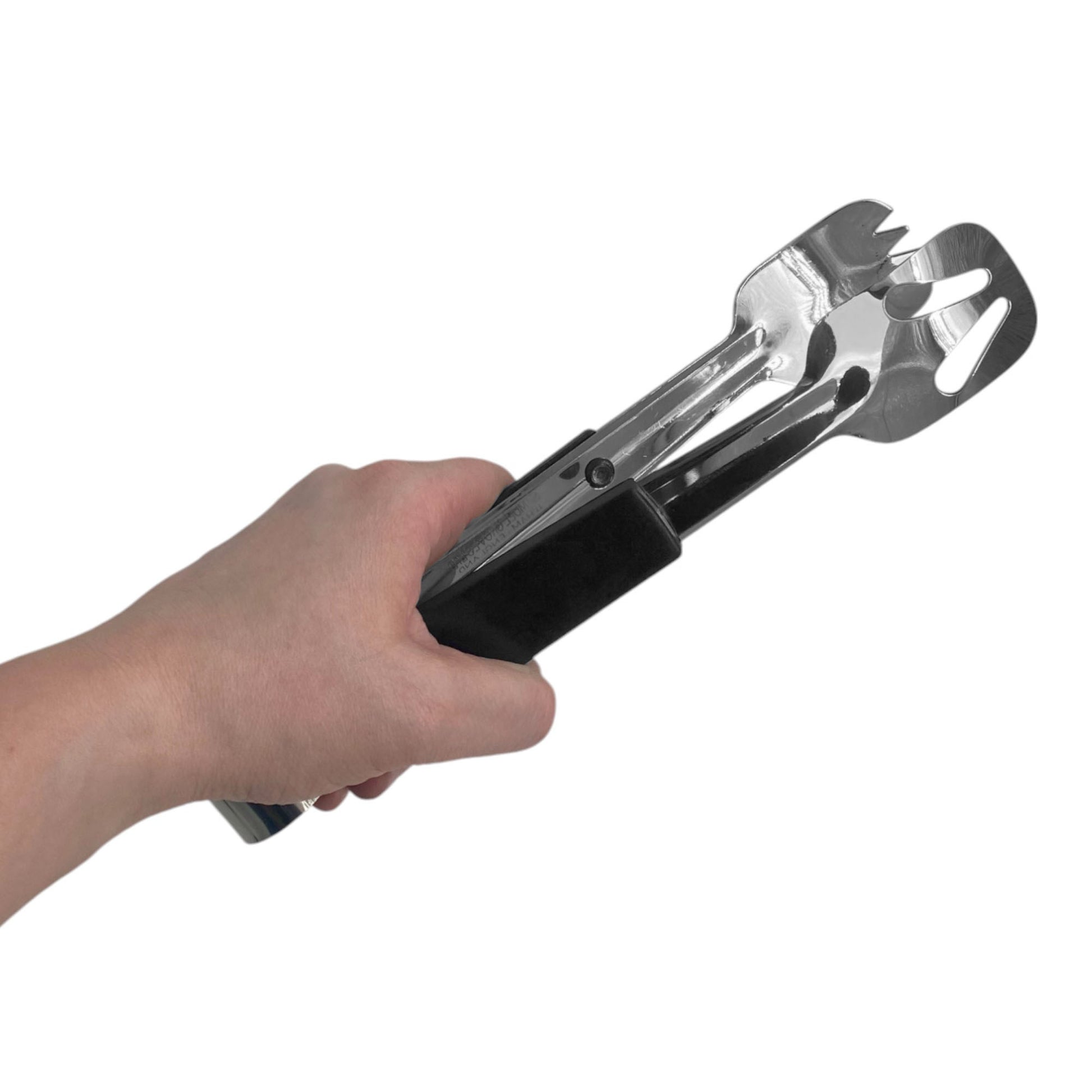 Le Buffet Stainless Steel Serving Tongs – Colour Coded Handles (Black) - Premium Kitchen from Chabrias Ltd - Just £7.99! Shop now at Chabrias Ltd