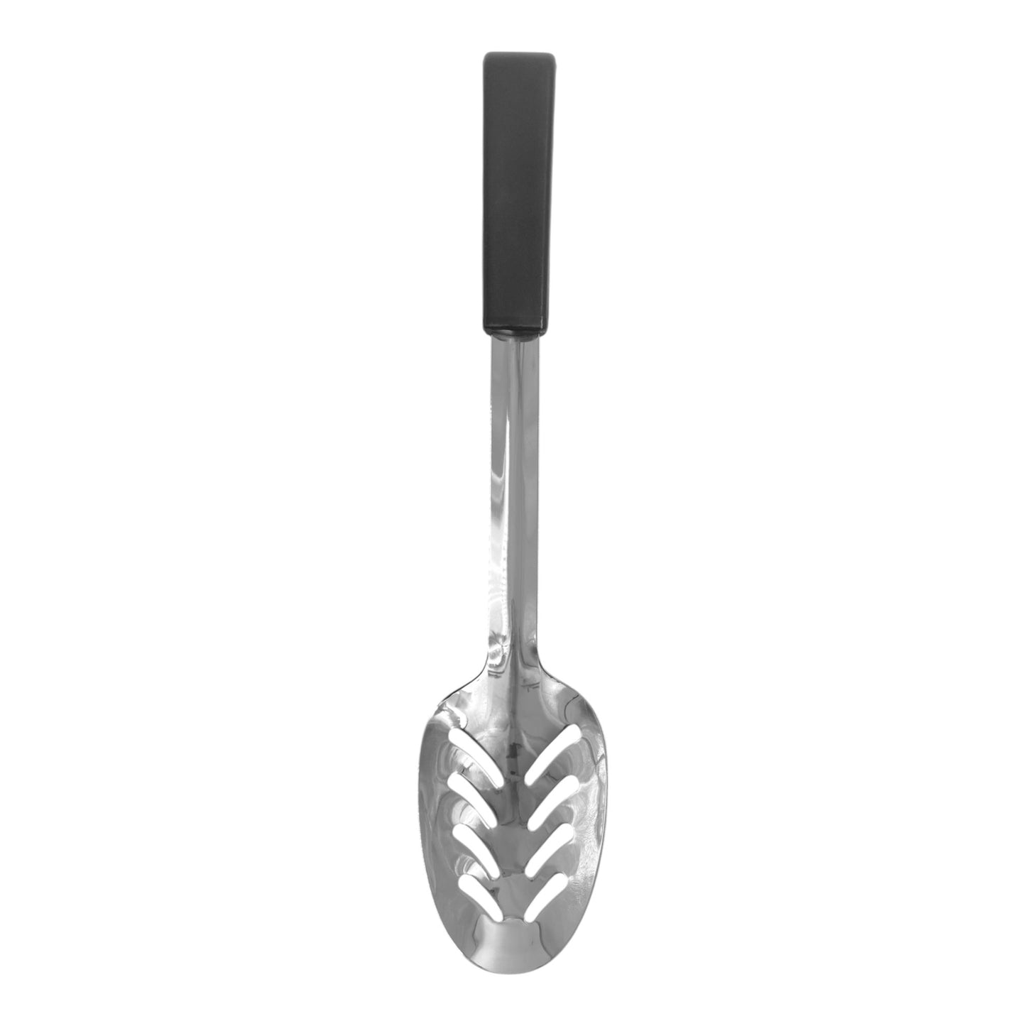 Le Buffet Slotted Scoop 9.5" – Stainless Steel with Heat-Resistant Handle (Black) - Premium Kitchen from Chabrias Ltd - Just £7.99! Shop now at Chabrias Ltd