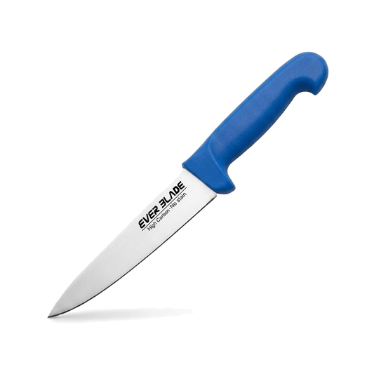 Chef Knife 160mm - Japanese Stainless Steel, Blue Handle | Ever Blade