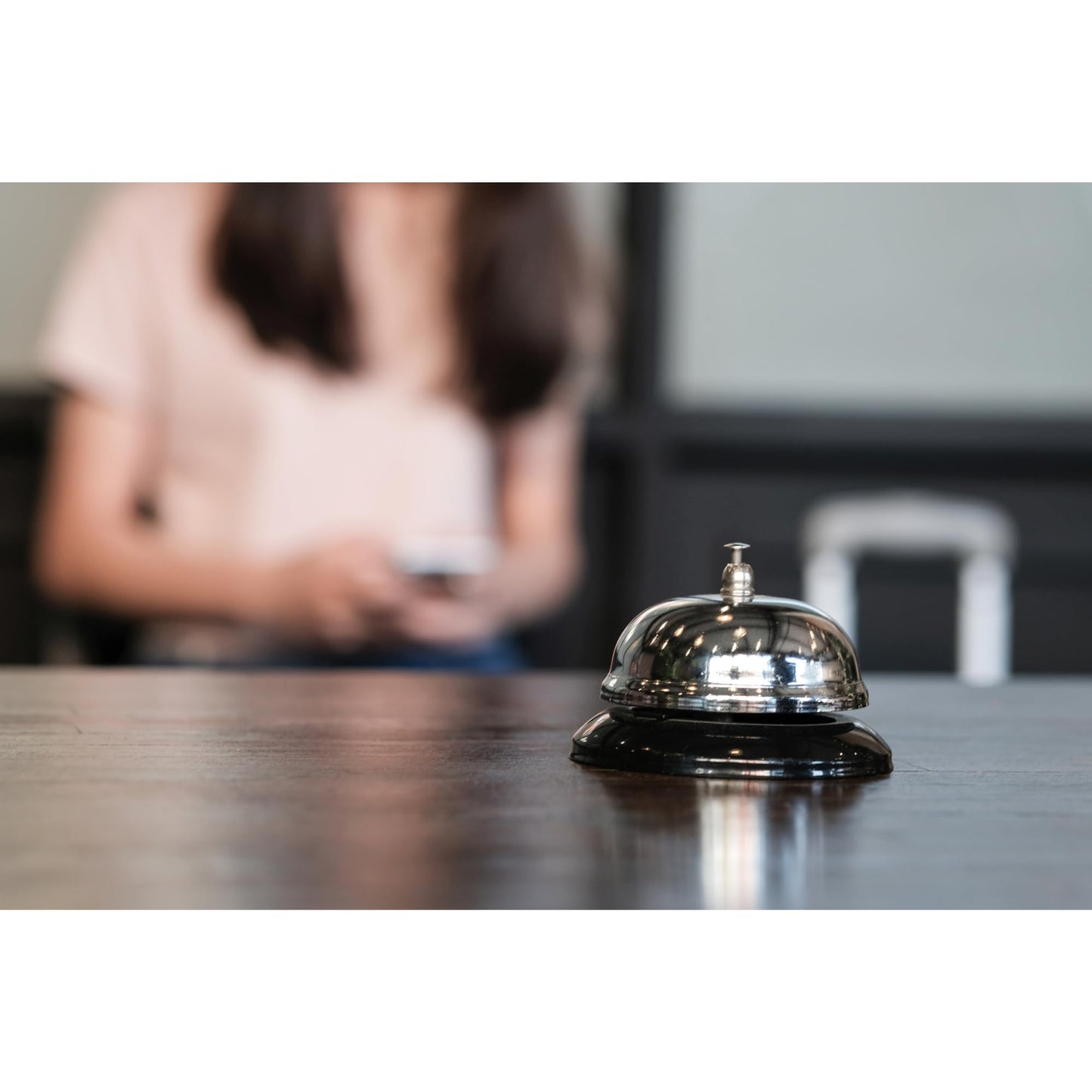 Reception Call Bell - Classic and Convenient Service Alert for Hotels, Restaurants, and More - Premium Musical Instruments from Chabrias Ltd - Just £7.59! Shop now at Chabrias Ltd