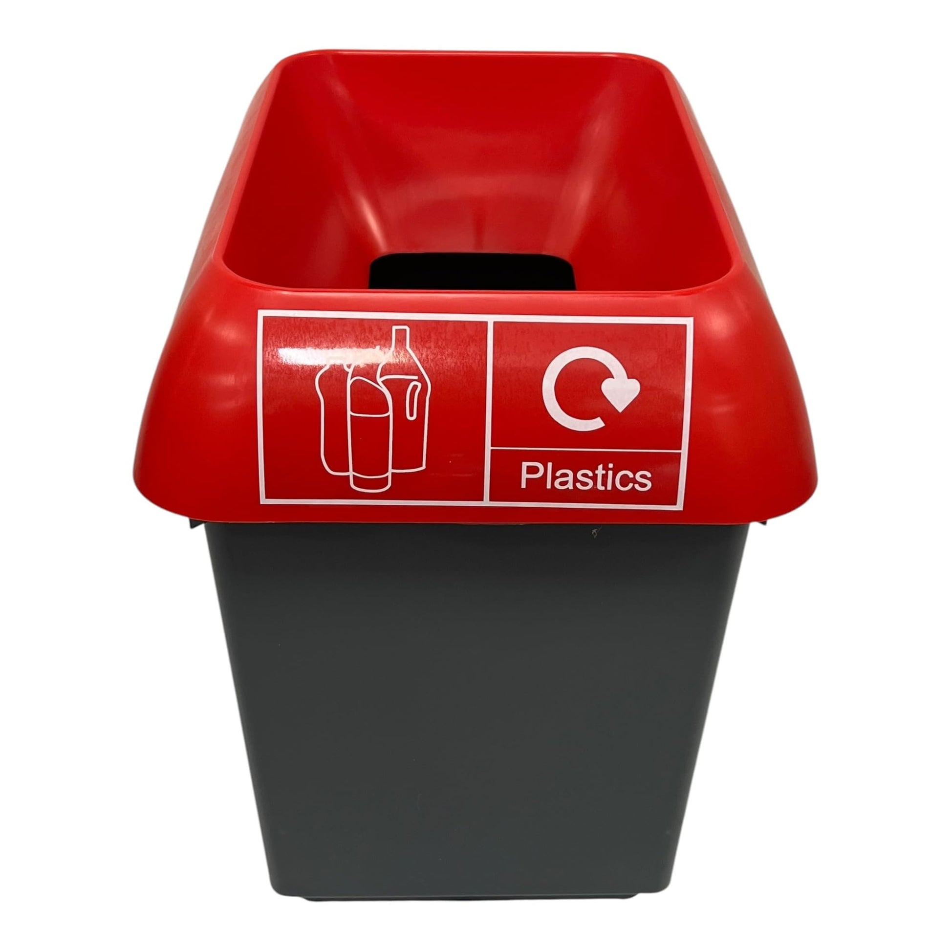 30 Litre Recycling Bin With Yellow Lid & Mixed Textiles Sticker Included - Premium BISS from Chabrias Ltd - Just £23.99! Shop now at Chabrias Ltd