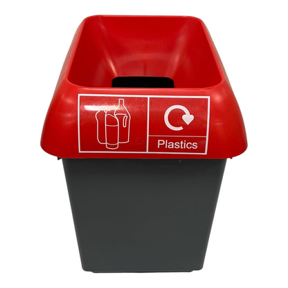 30 Litre Recycling Bin With Yellow Lid & Mixed Textiles Sticker Included - Premium BISS from Chabrias Ltd - Just £23.99! Shop now at Chabrias Ltd