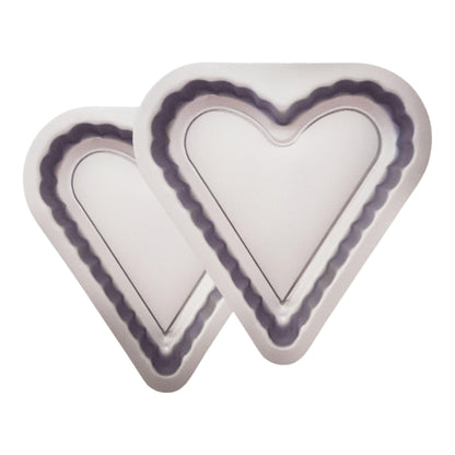 2 x Non-Stick Heart Shaped Cake Tin - Premium Home from Samuel Groves - Just £9.49! Shop now at Chabrias Ltd