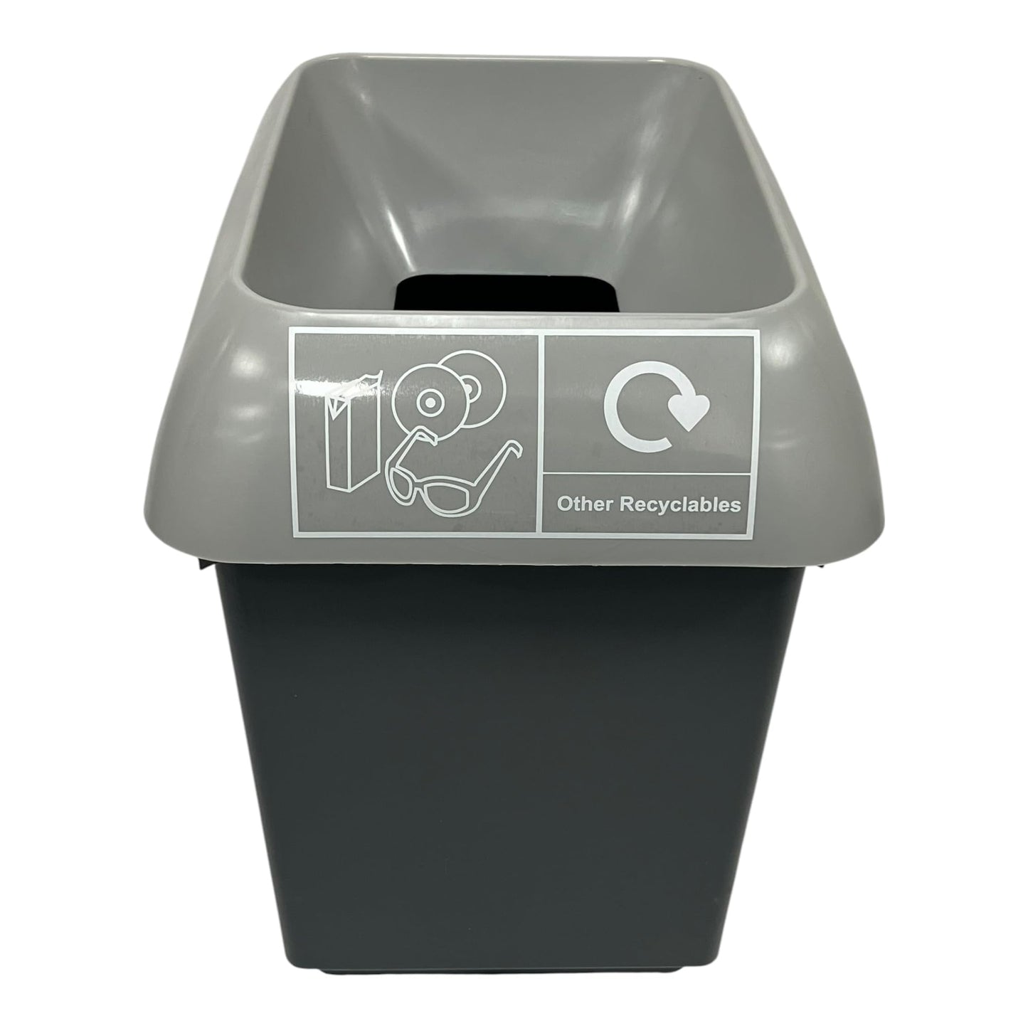 30 Litre Recycling Bin With Yellow Lid & Mixed Textiles Sticker Included - Premium BISS from Chabrias Ltd - Just £23.99! Shop now at Chabrias Ltd