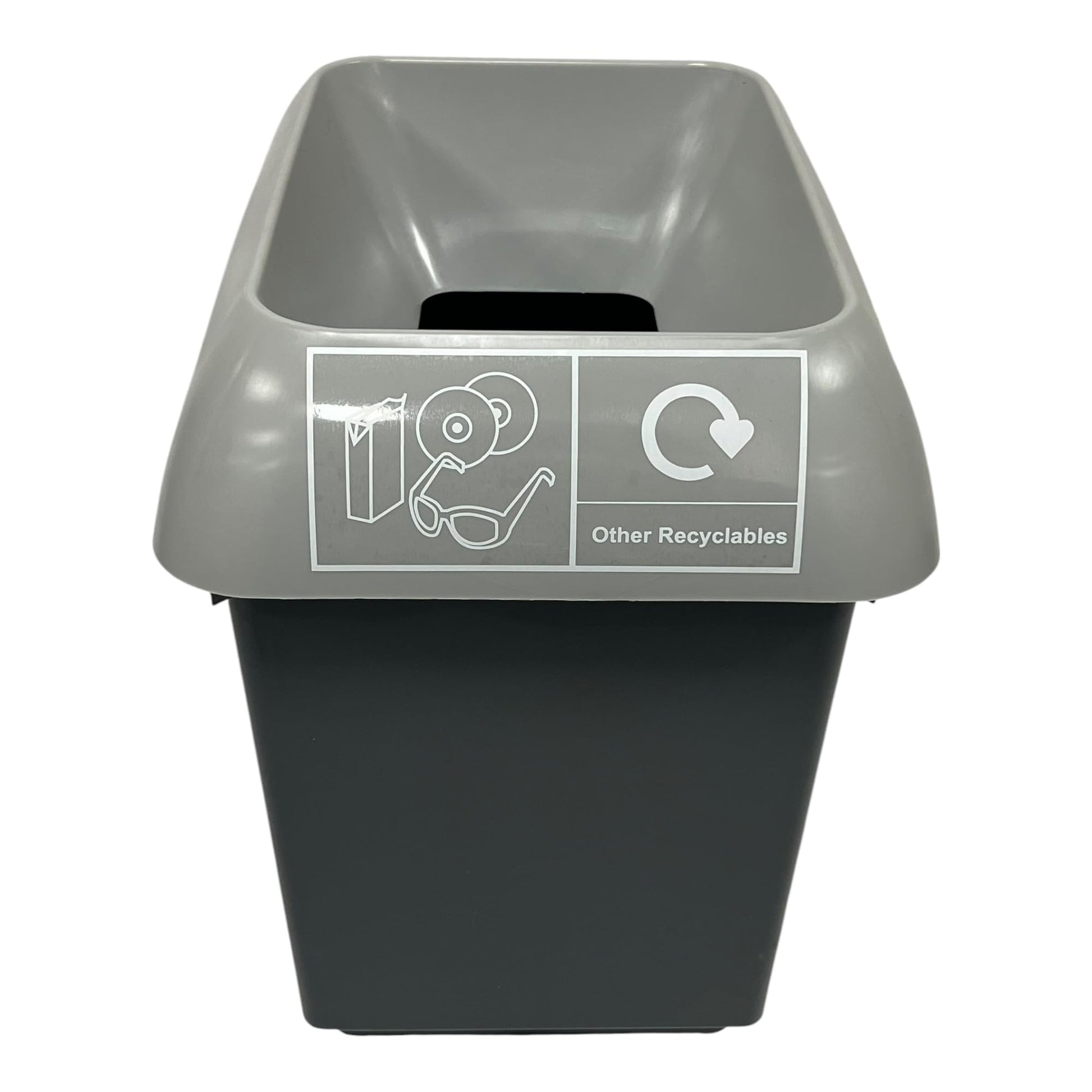 30 Litre Recycling Bin With Yellow Lid & Mixed Textiles Sticker Included - Premium BISS from Chabrias Ltd - Just £23.99! Shop now at Chabrias Ltd