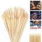 300 Durable Bamboo Sticks with 25cm Length / 3mm Diameter - Ideal for BBQ, Kebab, Cake Topper, Chocolate Fountain and Fruits - Premium Lawn & Patio from Chabrias Ltd - Just £4.74! Shop now at Chabrias Ltd
