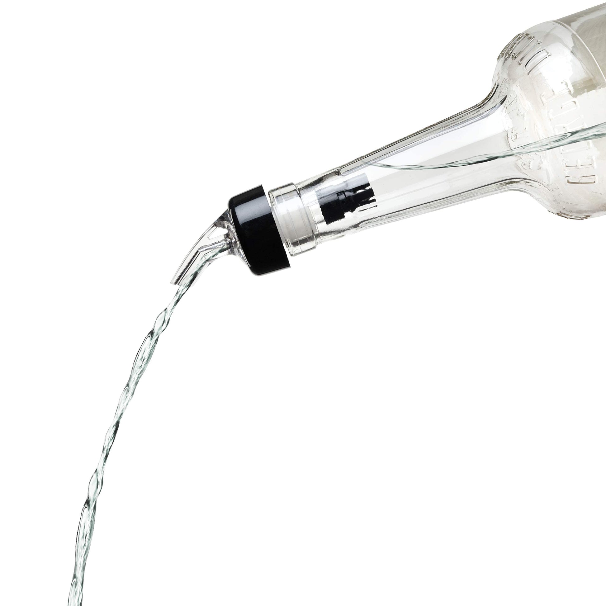 6 x Measured Liquor Professional 3CL Transparent Dispensing Spout with Ball Restraint System Hot Shot Pourer Set UK Made - Clear, Fast Pouring Liquor Bottle Pourers - Premium Kitchen from Chabrias Ltd - Just £12.34! Shop now at Chabrias Ltd