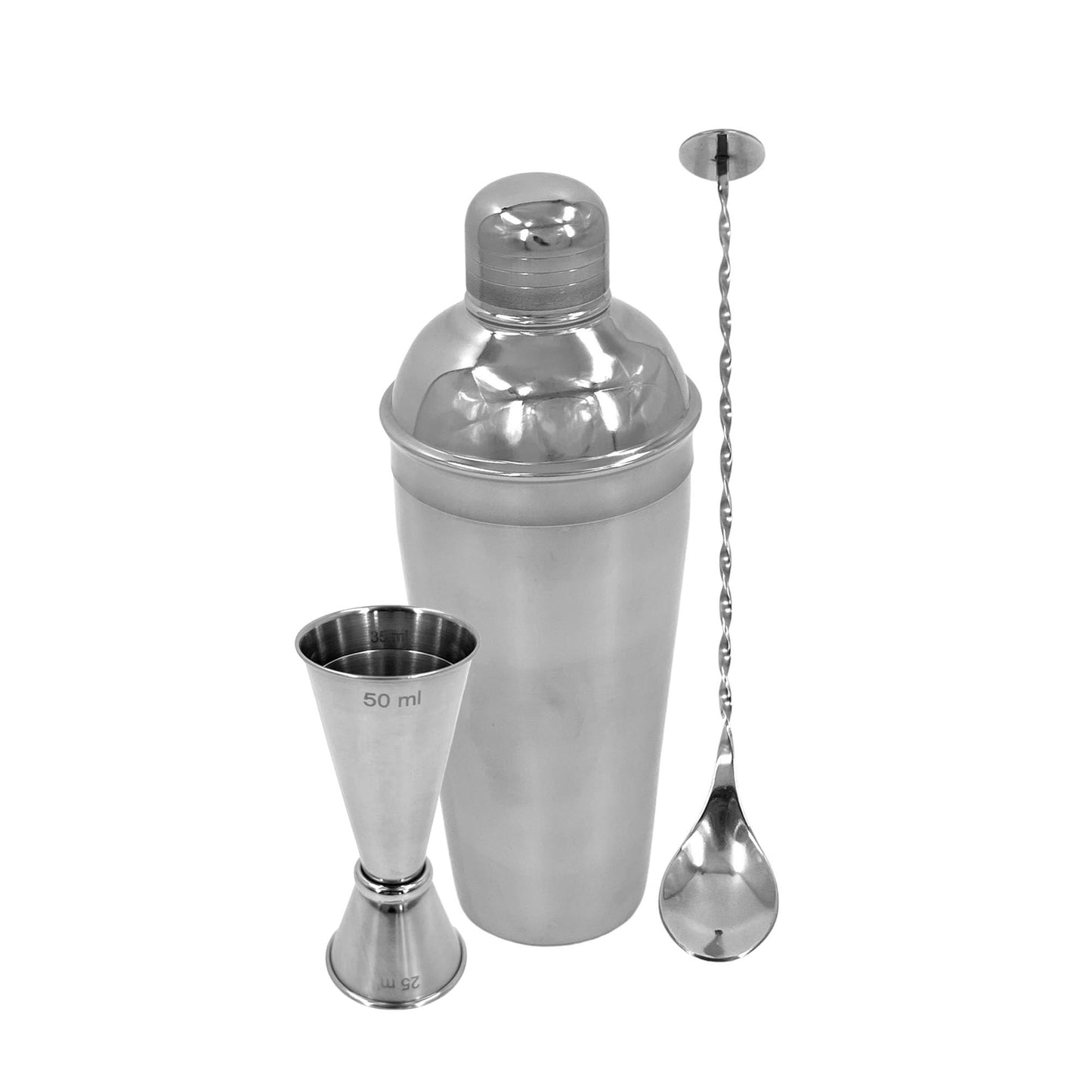 Premium Stainless Steel Cocktail Shakers Set,Cocktail Making Kit, Cocktail Set, Shaker, Jigger, Muddler, Strainer, Pourers, Mixing Spoon, Bar Blade & More - Premium Home from Chabrias Ltd - Just £9.49! Shop now at Chabrias Ltd