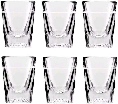 Chabrias Ltd Shot Glass Espresso Shot, Whiskey/Vodka Shot Glass, Measuring Shot Glass 2oz with 1oz Line, Glassware Heavy Strong Base - Premium Kitchen from Chabrias Ltd - Just £12.99! Shop now at Chabrias Ltd