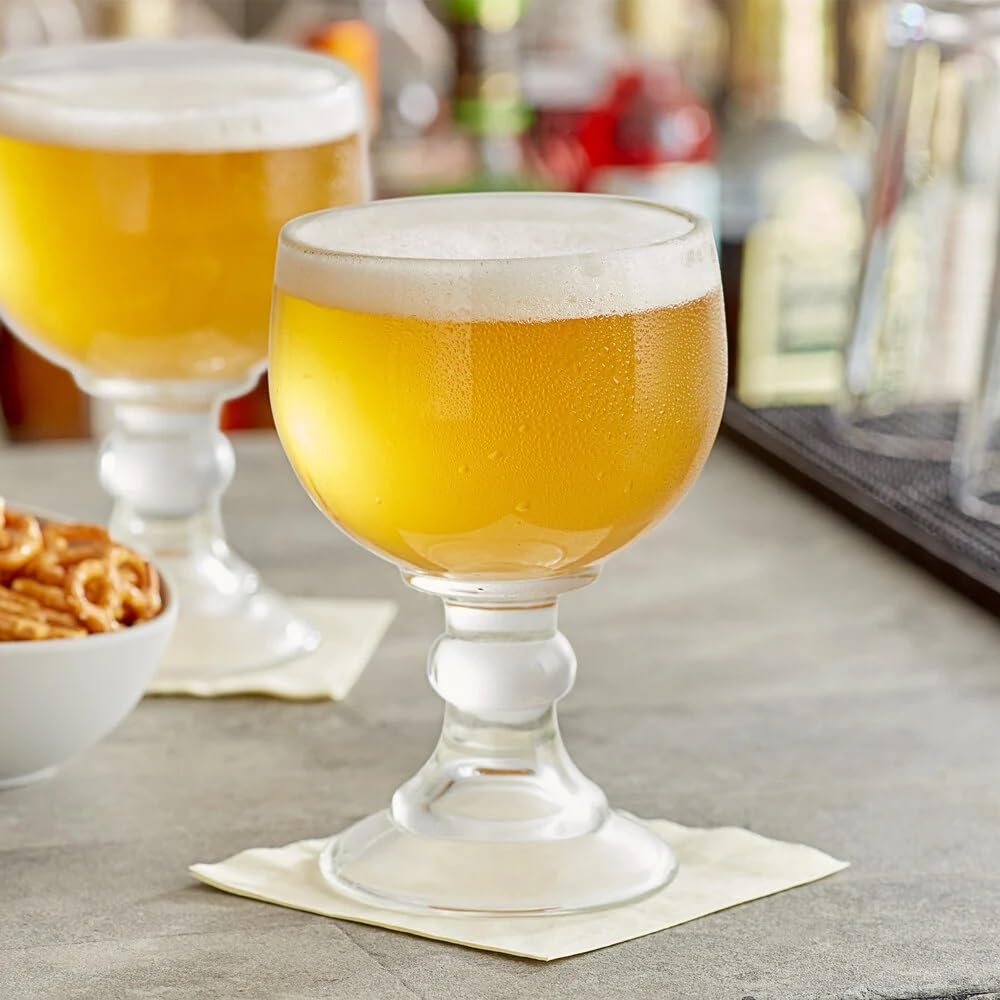 Chabrias Ltd Weiss Beer Goblet 18oz / 510ml | 51cl Stemmed Beer Glasses, Belgian Ale Goblets, Libbey Beer Goblets, Stemmed Beer Glass Crystal-Clear Beer and Cocktail Glass - Premium Kitchen from Chabrias Ltd - Just £12.99! Shop now at Chabrias Ltd