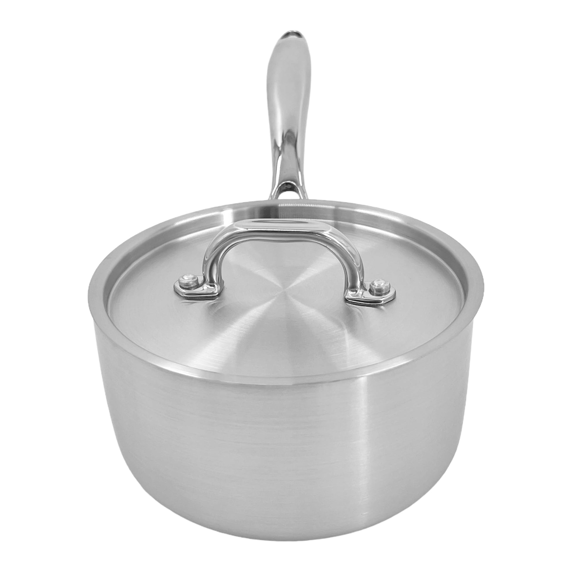 Chabrias Ltd Stainless Steel Chef Pan 10"/26cm Frying Pan Non Stick Cooking Pan Tri-Ply Compatible with All Heat Sources Inc Induction PFOA-Free British Made - Premium Kitchen from Chabrias Ltd - Just £42.74! Shop now at Chabrias Ltd