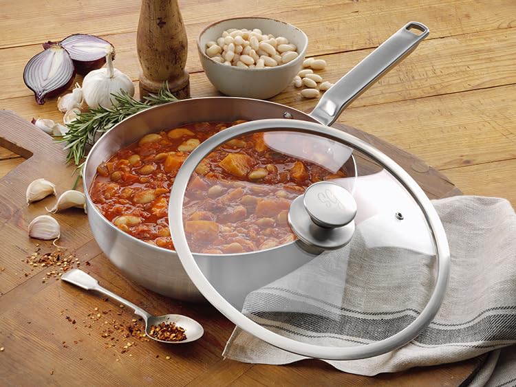 Samuel Groves Stainless Steel Cookware, PFAS-Free, Induction Compatible, Oven Safe, Dishwasher Safe, UK Made - Premium Kitchen from Samuel Groves - Just £68.99! Shop now at Chabrias Ltd