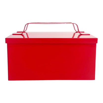 Cigarette Ash Tray With Fully Closable Lid, Red - Premium BISS from Chabrias Ltd - Just £18.99! Shop now at Chabrias Ltd