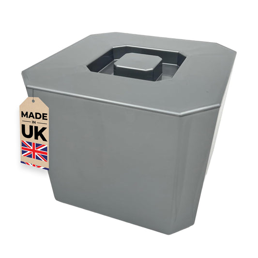 6 Litre Octagonal & Double Walled Insulation Ice Bucket With Lid Silver - Premium Kitchen from Chabrias Ltd - Just £14.20! Shop now at Chabrias Ltd